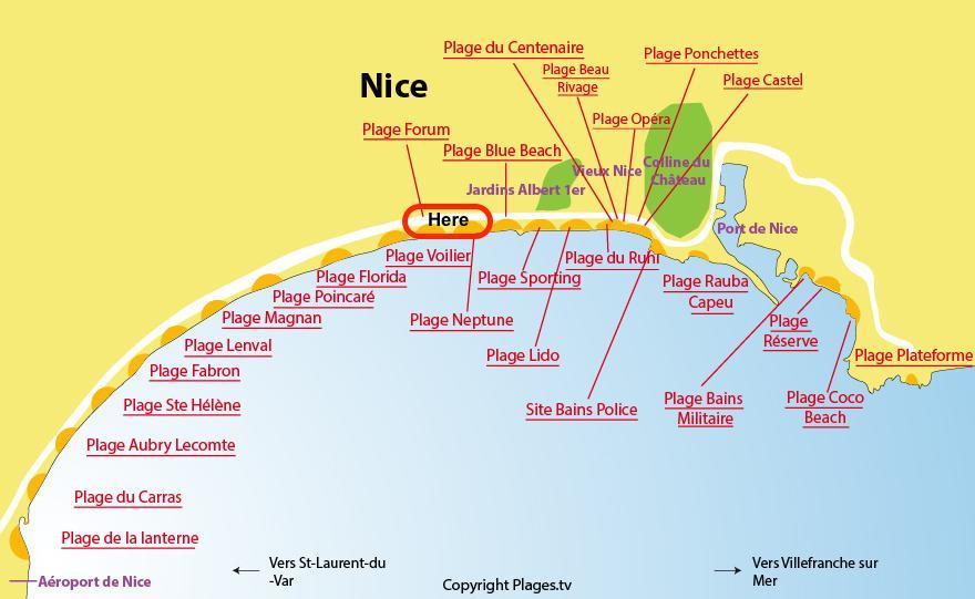 Nice Beach - Promenade Des Anglais Extérieur photo